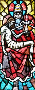 Restauration-Bleiverglasung-lkh-bludenz-jesus-glasmalerei