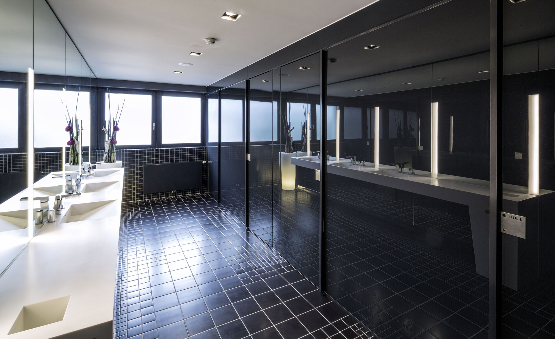 trennwand-gm cabinmart-schwarze trennwand-sanitaerbereich