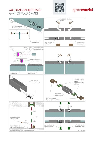 Montageanleitung: GM TOPROLL® SMART